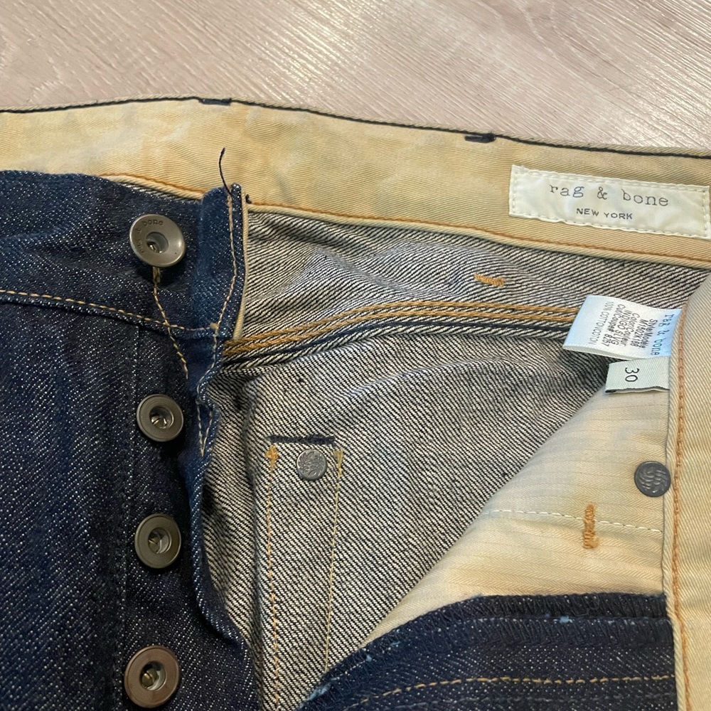 Rag & bone selvage denim pants